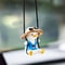 Cute Swing Duck Car Hanging Ornament Rearview Mirror Decor 10