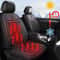Heated Car Seat Cover 12V 24V Fast Warm Flannel Cushion 0