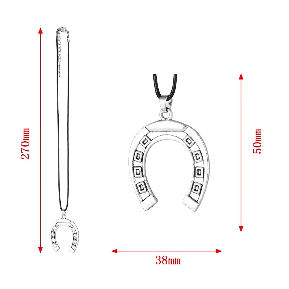 Lucky Horseshoe Car Pendant Hanging Ornament 1