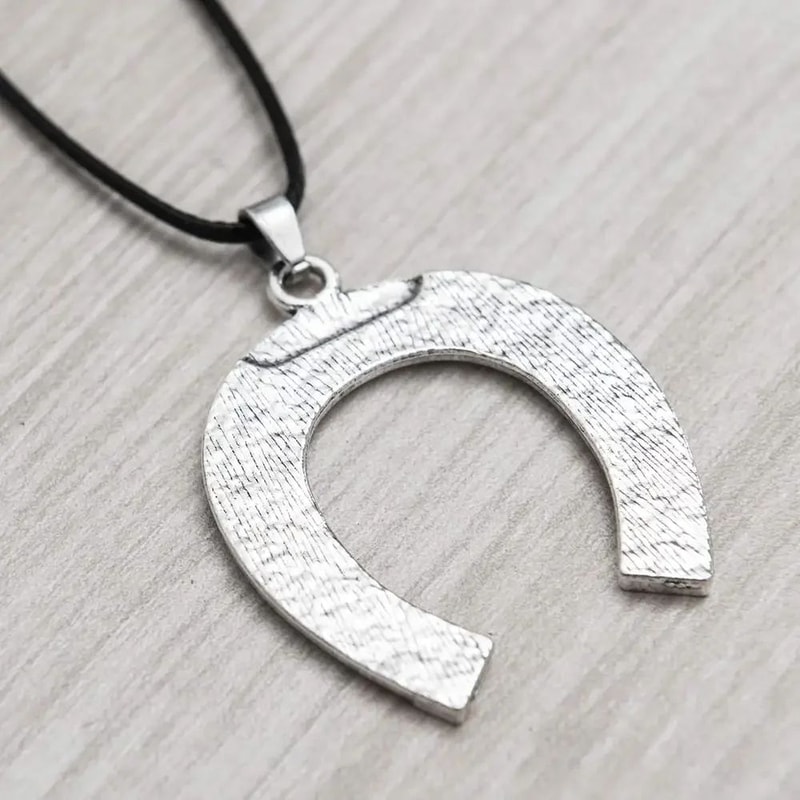 Lucky Horseshoe Car Pendant Hanging Ornament 3