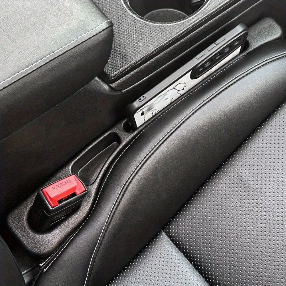 2pcs Antileak Stopper Car Seat Gap Filler Organizer 2