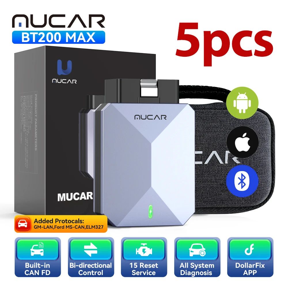 MUCAR BT200 Max OBD2 Scanner 13