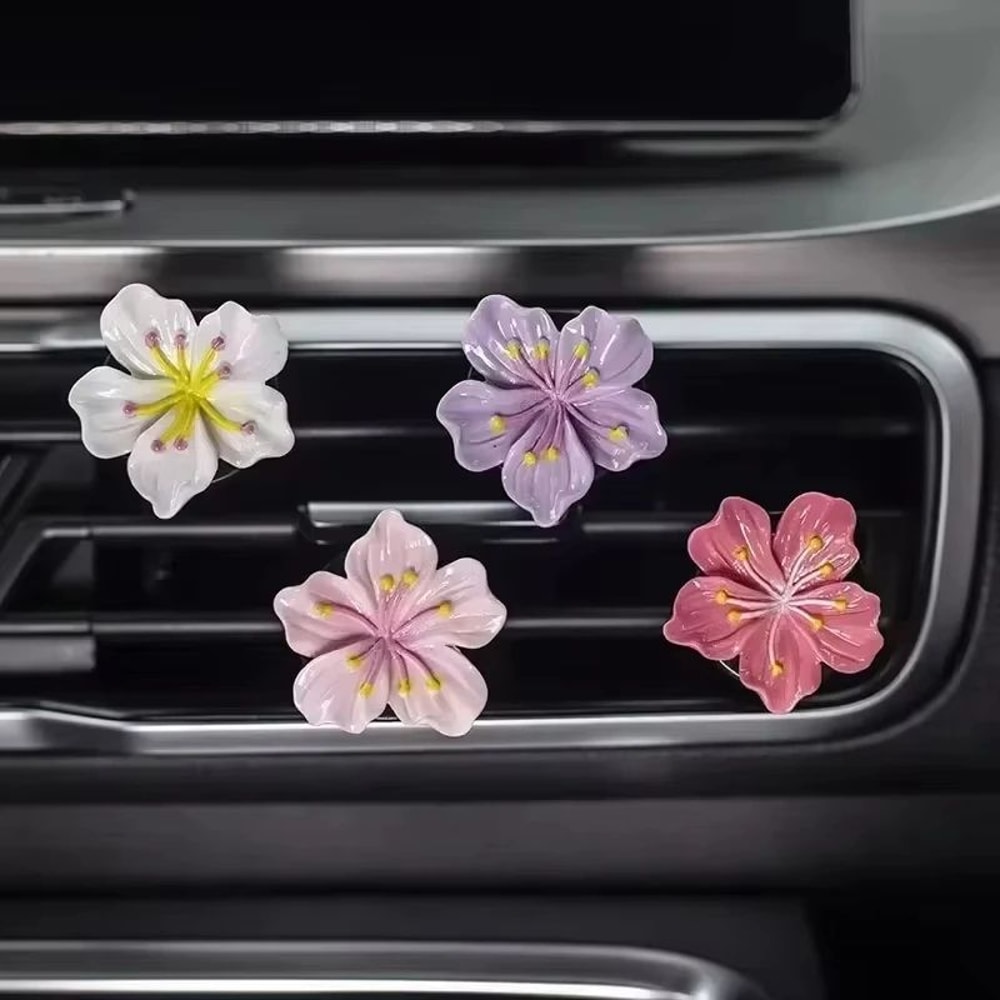 Flower Car Vent Perfume Clip 0