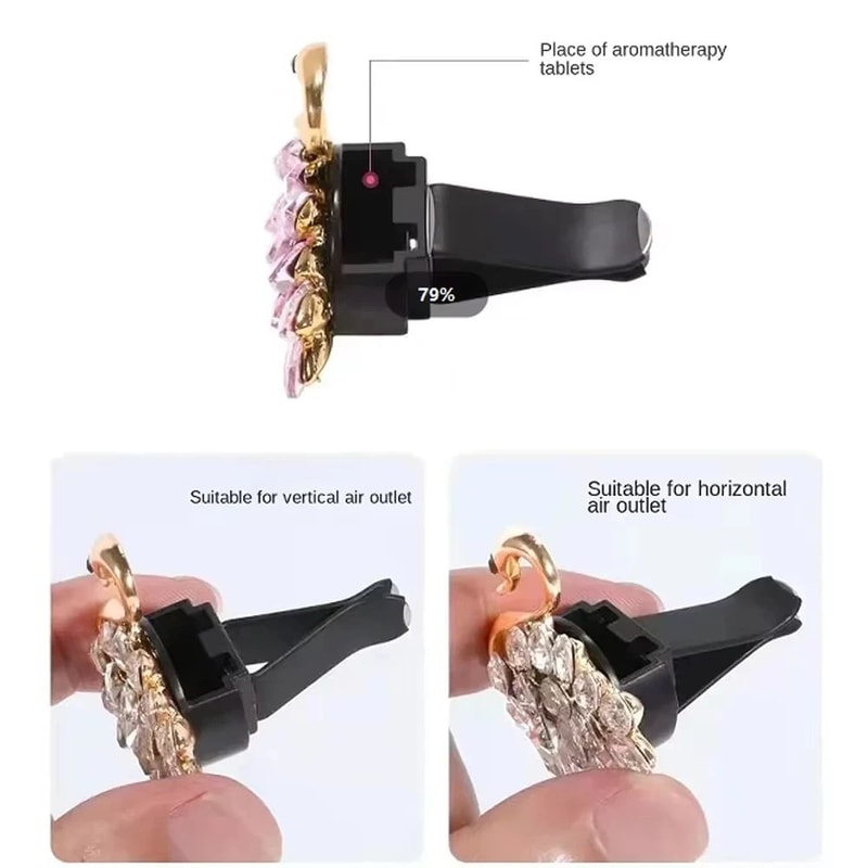 Flower Car Vent Perfume Clip 5