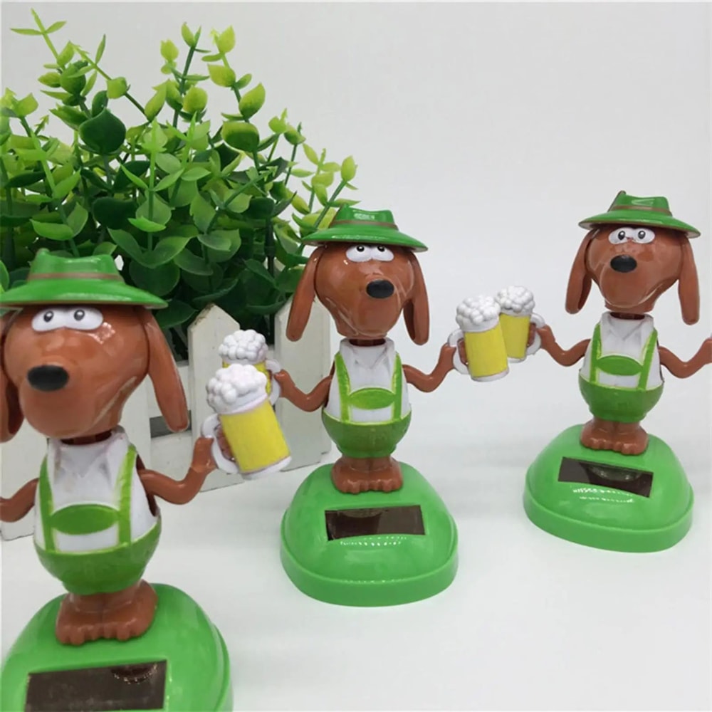 Solar Dancing Dog Dashboard Ornament 3