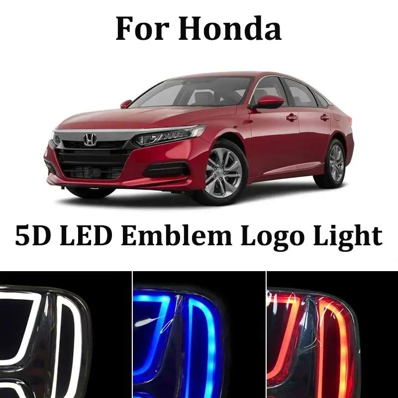 Honda LED Emblem Light Badge 7