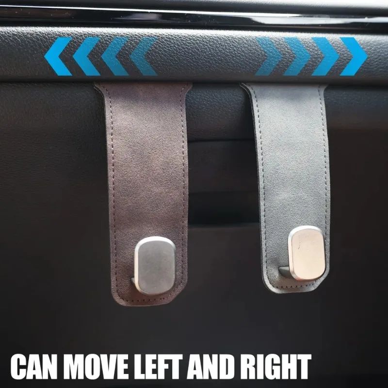 Leather Car Glove Box Hook Organizer 3