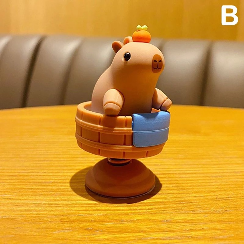 Capybara Bobble Head Car Dashboard Ornament 7