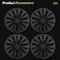 Tesla Model Y 19 Inch Turbine Hubcap Set 12