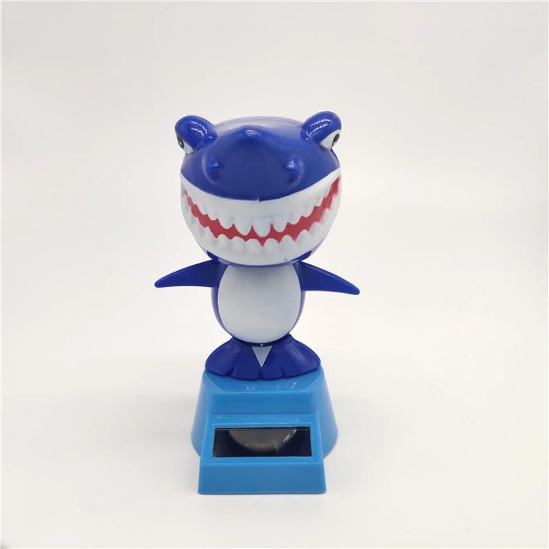Solar Shark Bobble Head Car Ornament 4