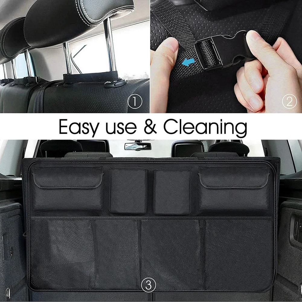Adjustable Car Trunk Backseat Organizer 2