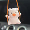 Cute Pink Swing Pig Car Hanging Ornament 3