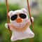 Cute Pink Swing Pig Car Hanging Ornament 8