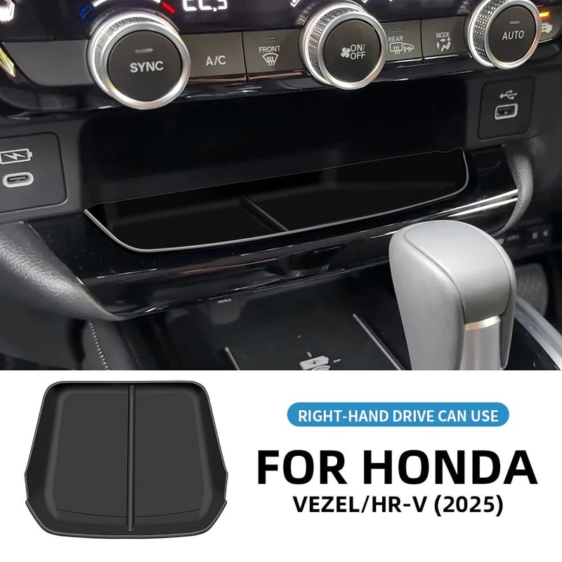 Hidden Center Console Organizer For Honda HRV Vezel 2025 8