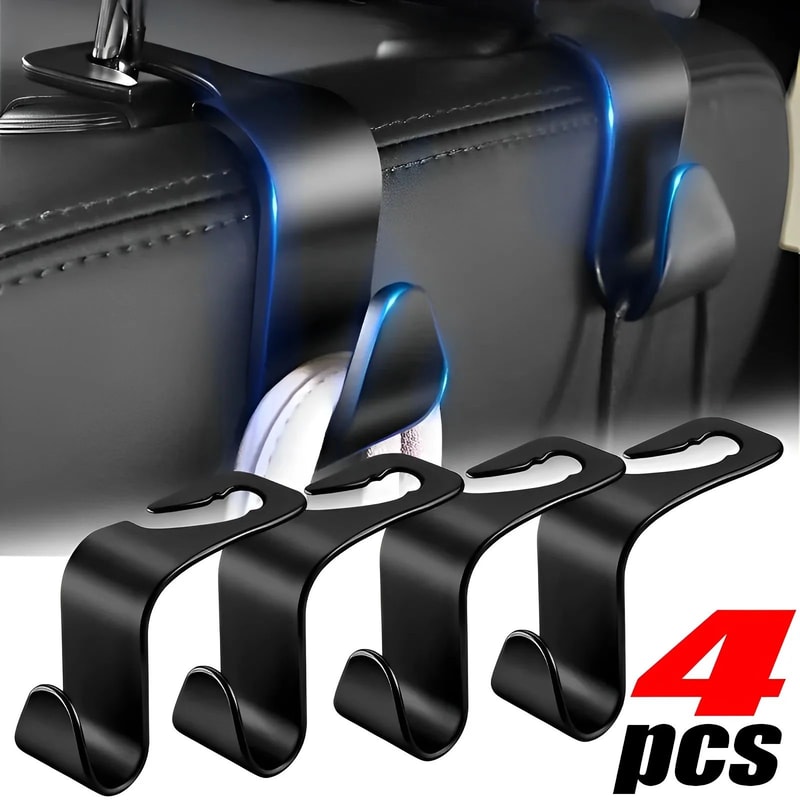 Heavy Duty Car Back Seat Hook Organizer 0