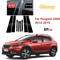 Glossy Pillar Post Trim Stickers For Peugeot And Citroen 11