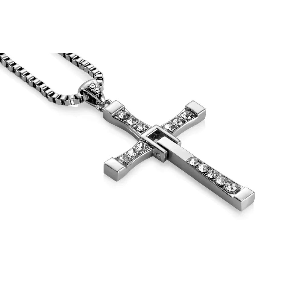 Crystal Cross Car Mirror Hanging Ornament 5