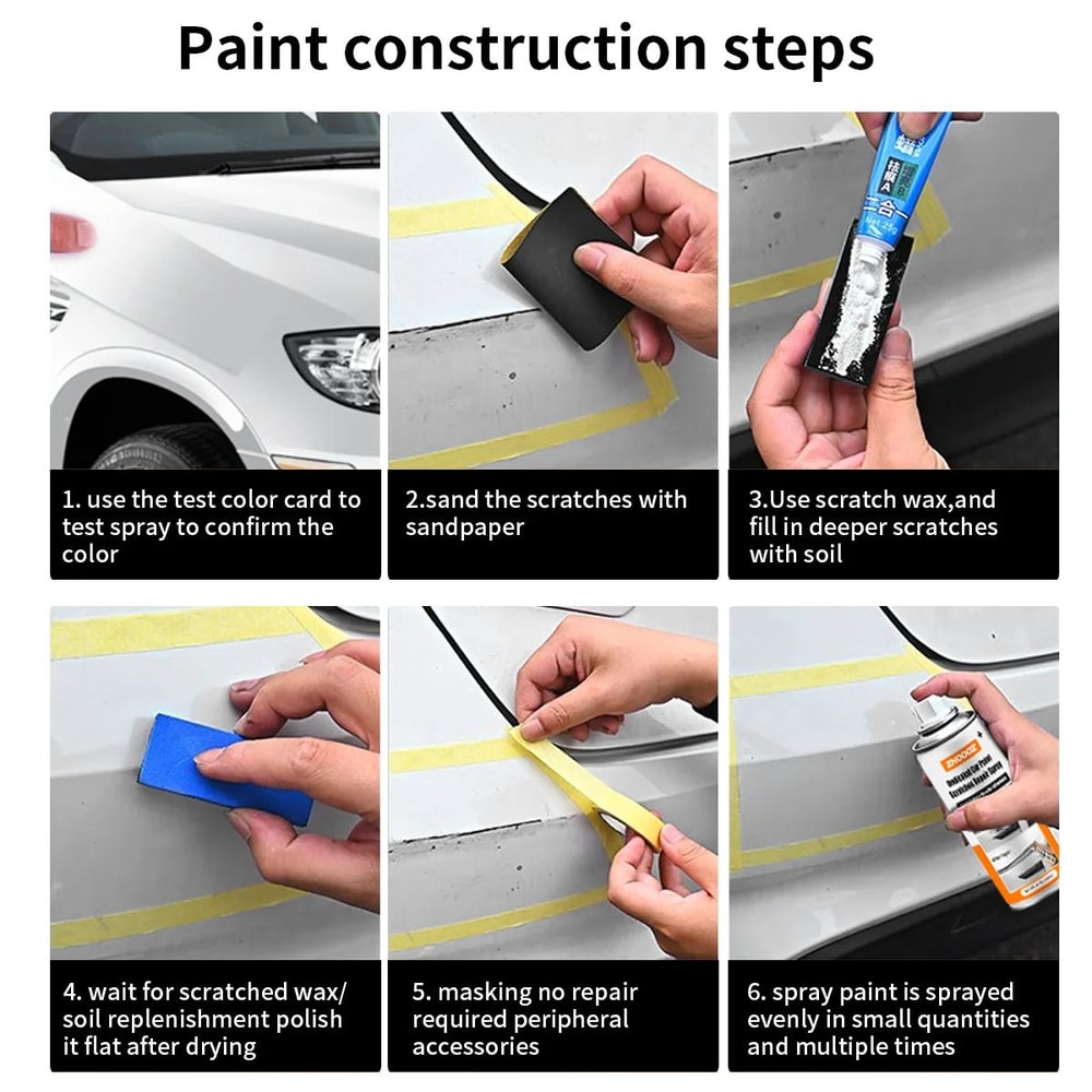 Tesla Car Scratch Repair Paint Pen Kit 4