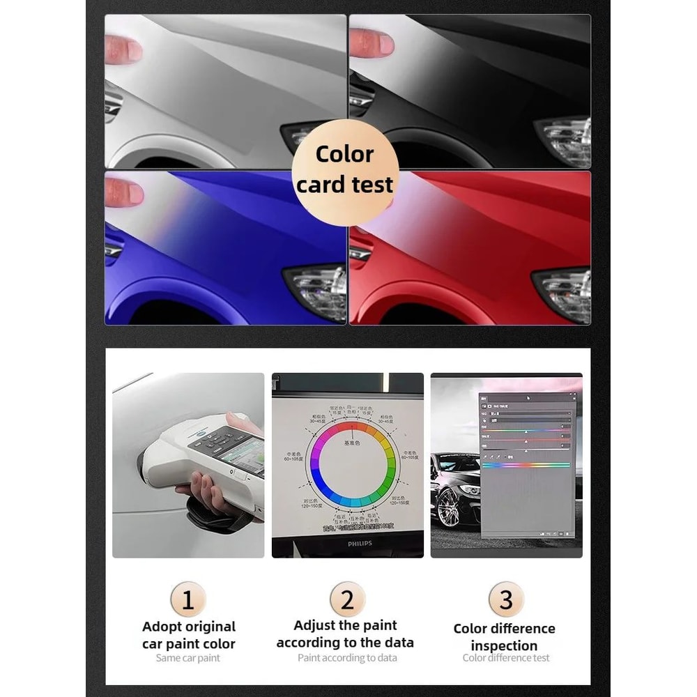 Tesla Car Scratch Repair Paint Pen Kit 6