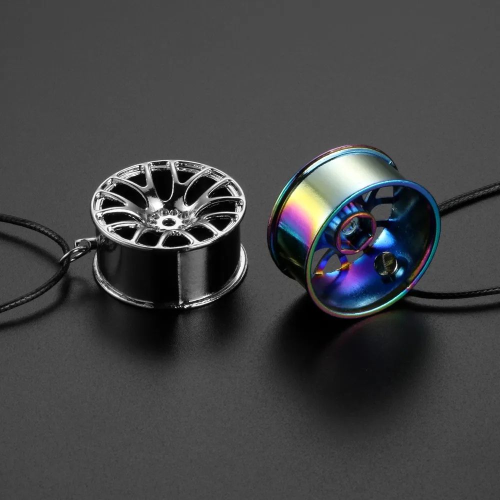 Metal Wheel Hub Car Hanging Ornament 3