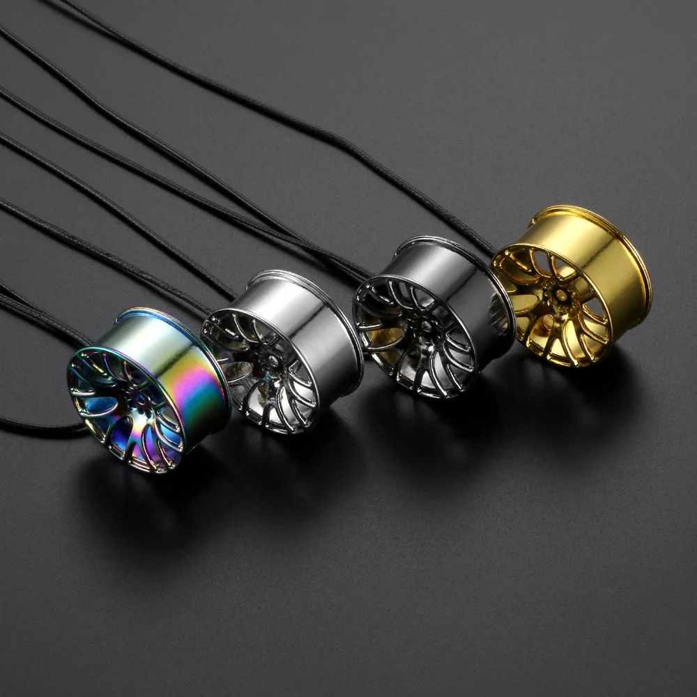 Metal Wheel Hub Car Hanging Ornament 5