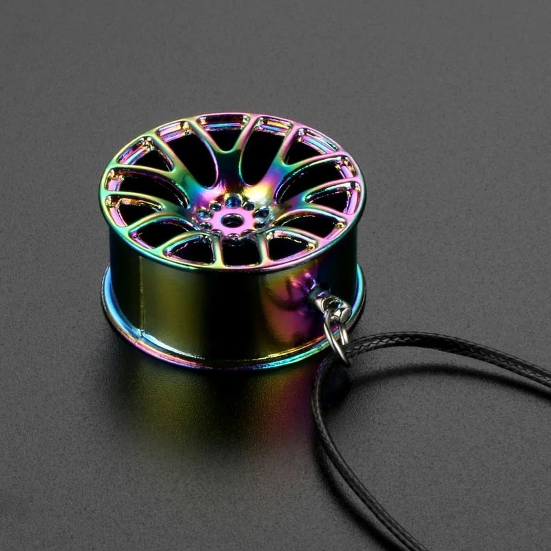 Metal Wheel Hub Car Hanging Ornament 6