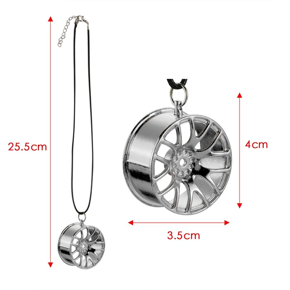 Metal Wheel Hub Car Hanging Ornament 8