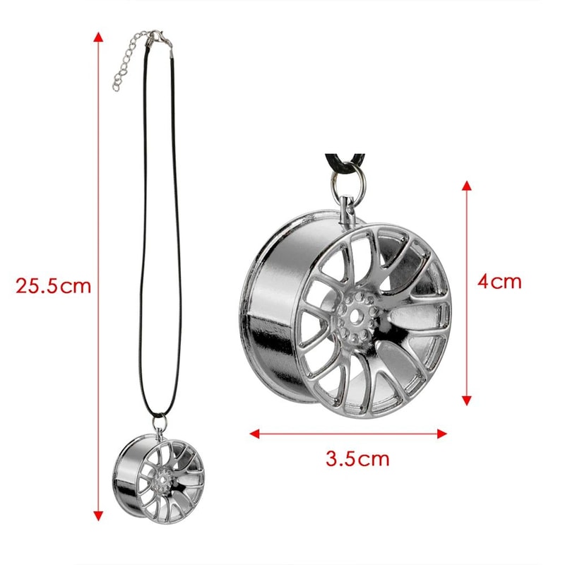 Metal Wheel Hub Car Hanging Ornament 8