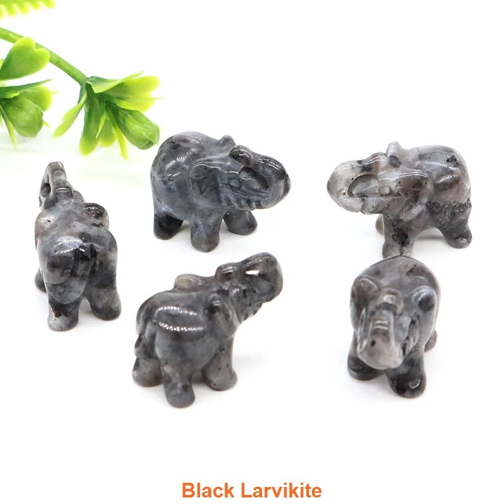 Mini Crystal Elephant Healing Figurine 6