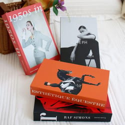 decorative fake book storage box set