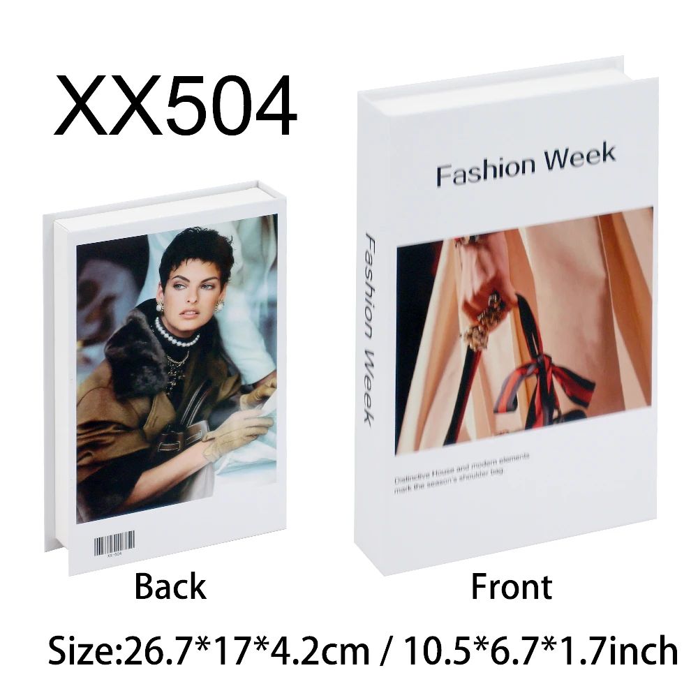 Decorative Fake Book Storage Box Set 18