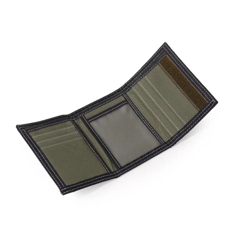 Men Canvas Trifold Wallet Card Holder 3