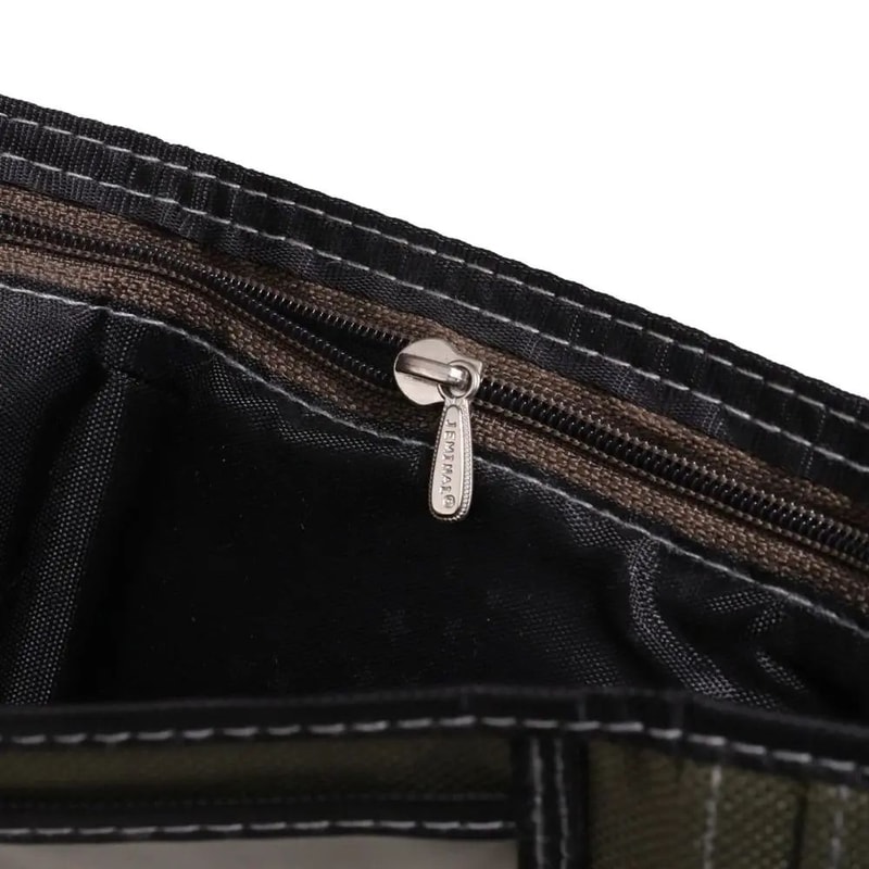 Men Canvas Trifold Wallet Card Holder 7