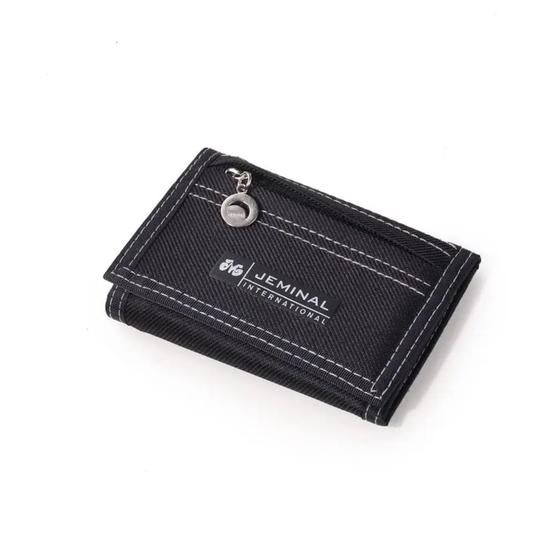 Men Canvas Trifold Wallet Card Holder 12