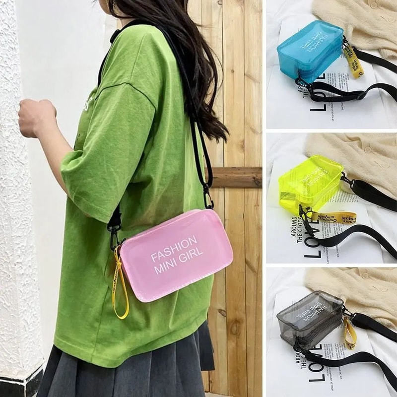 Transparent Jelly Crossbody Mini Bag 0