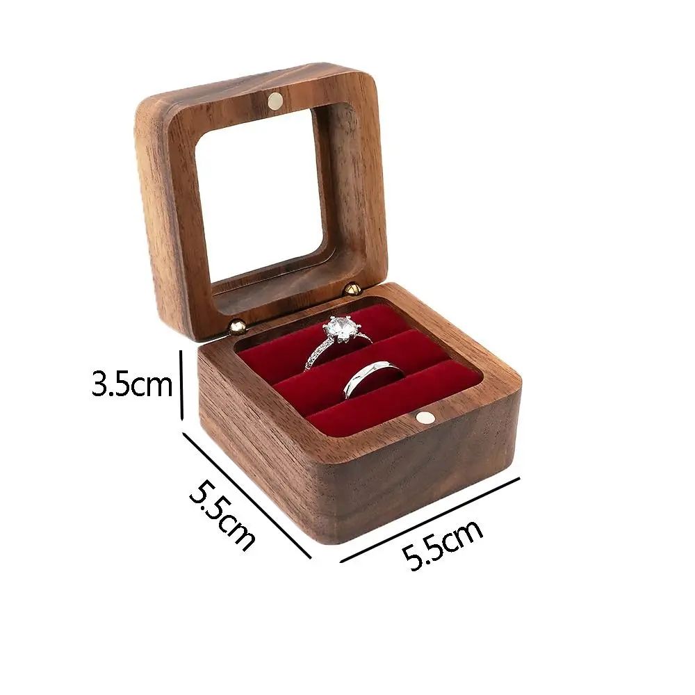 Wooden Wedding Ring Storage Box 4