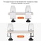 Aluminum Desk Partition Clamp Clip 1