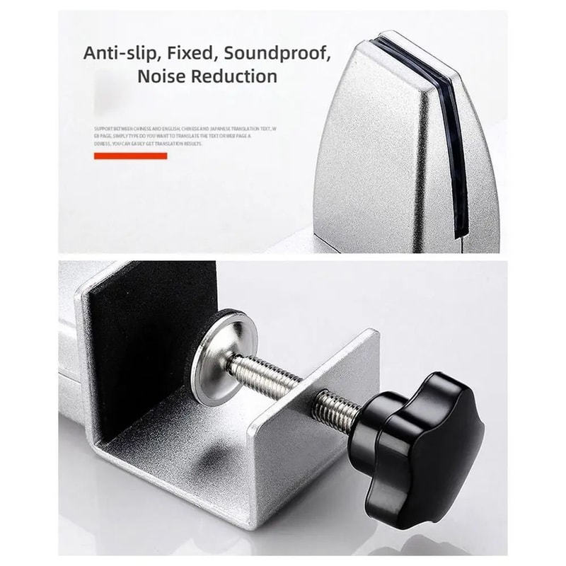 Aluminum Desk Partition Clamp Clip 3