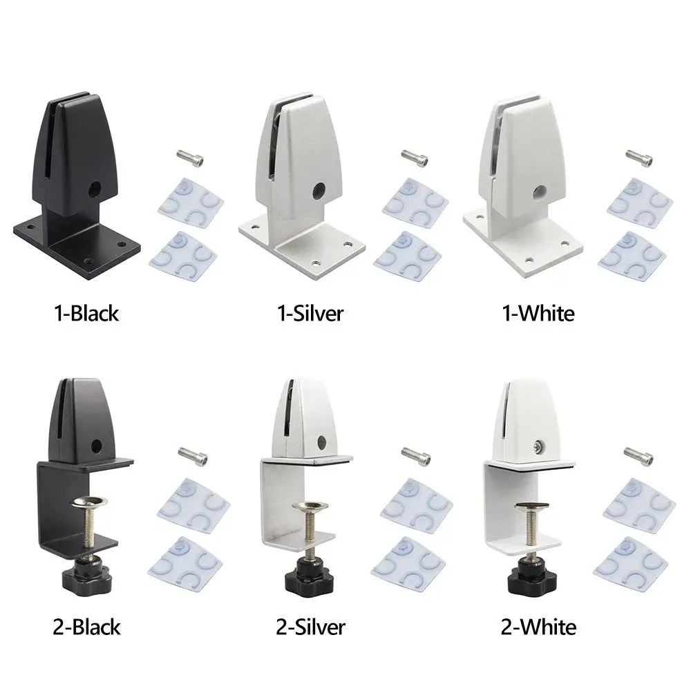 Aluminum Desk Partition Clamp Clip 4
