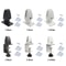 Aluminum Desk Partition Clamp Clip 4