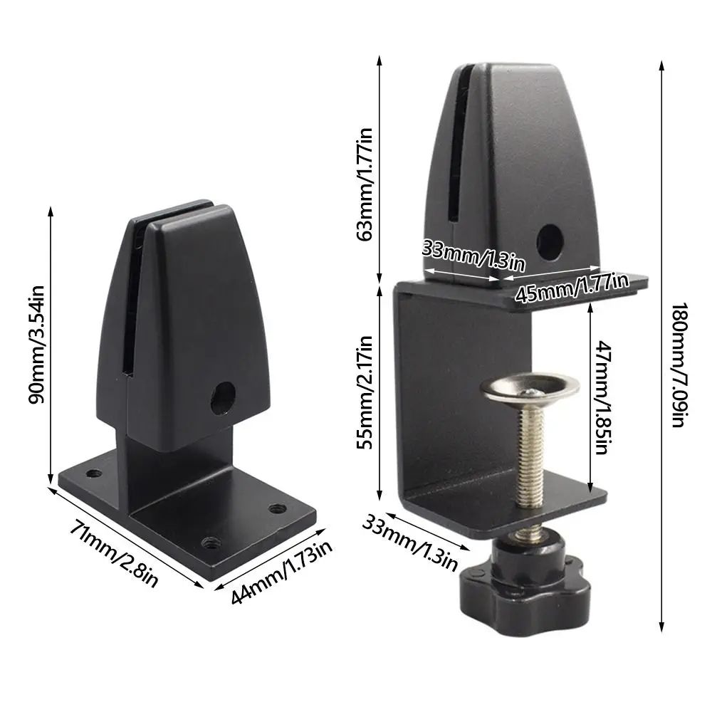 Aluminum Desk Partition Clamp Clip 5