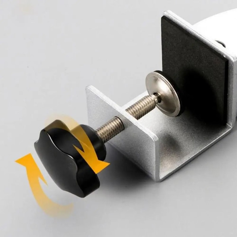 Aluminum Desk Partition Clamp Clip 10
