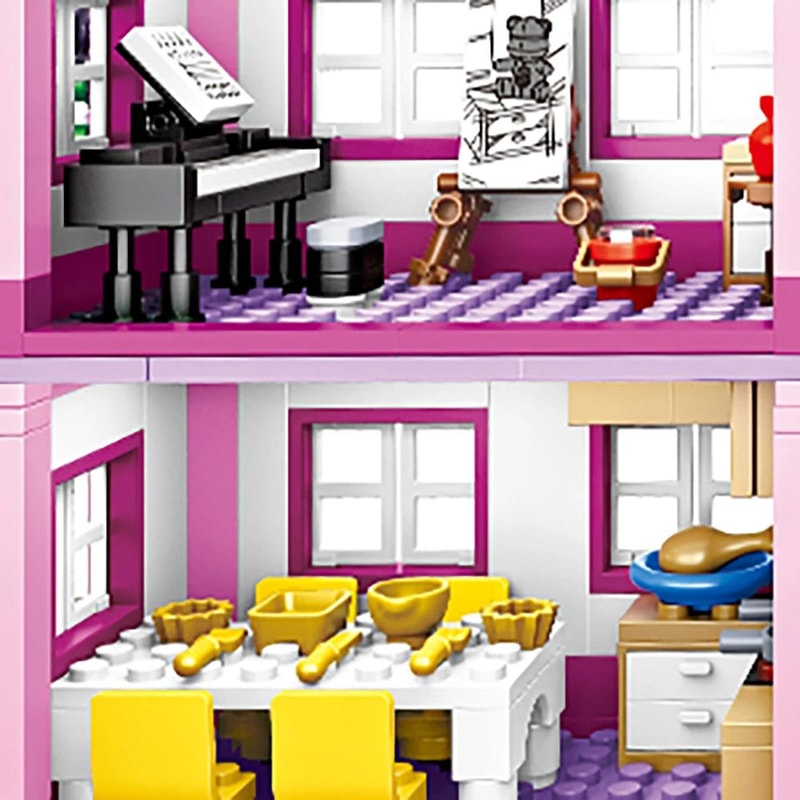 Friends City Seaside Villa Building Blocks Set 8