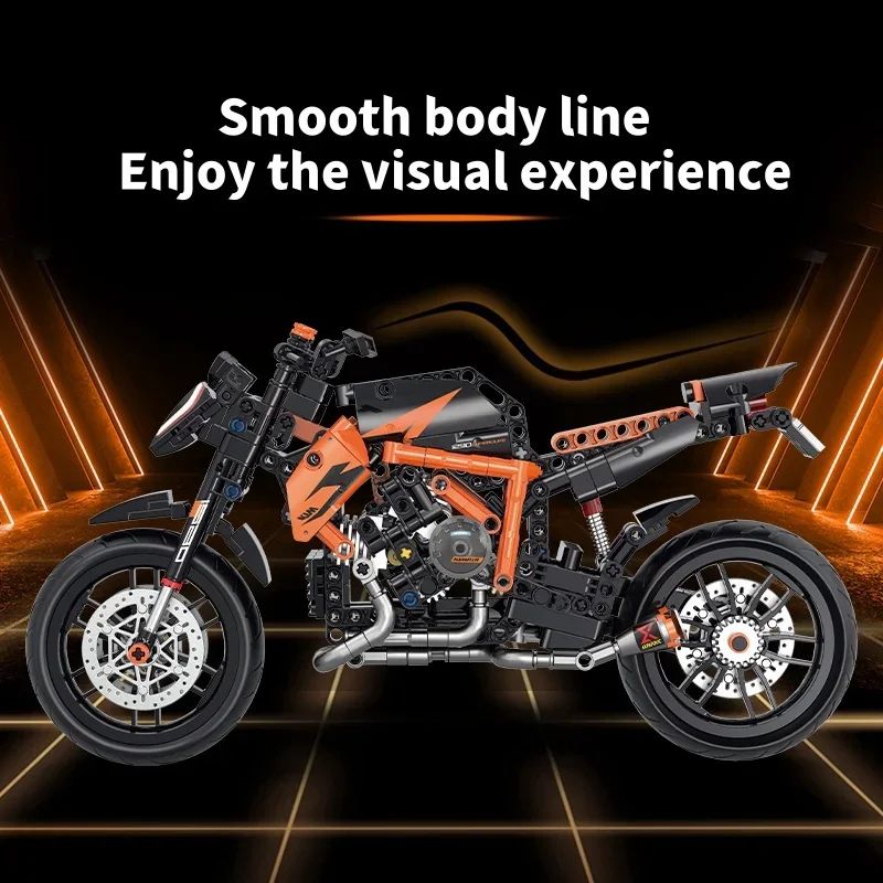 Technical Motorcycle Building Block Set 2
