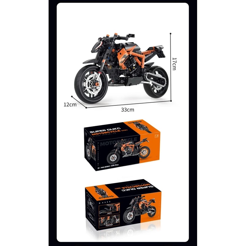 Technical Motorcycle Building Block Set 8