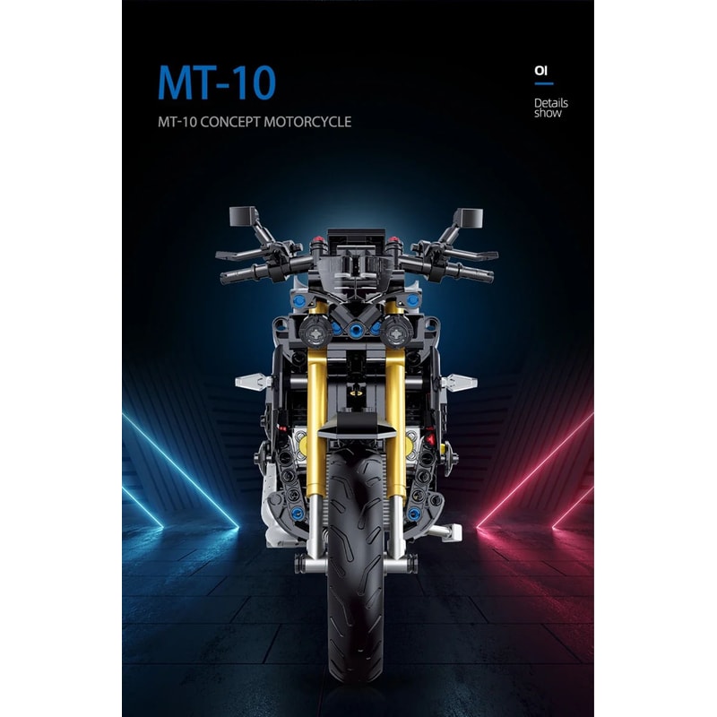 Technical Motorcycle Building Block Set 14