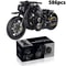 Duke Harley Motorcycle Building Block Set 0