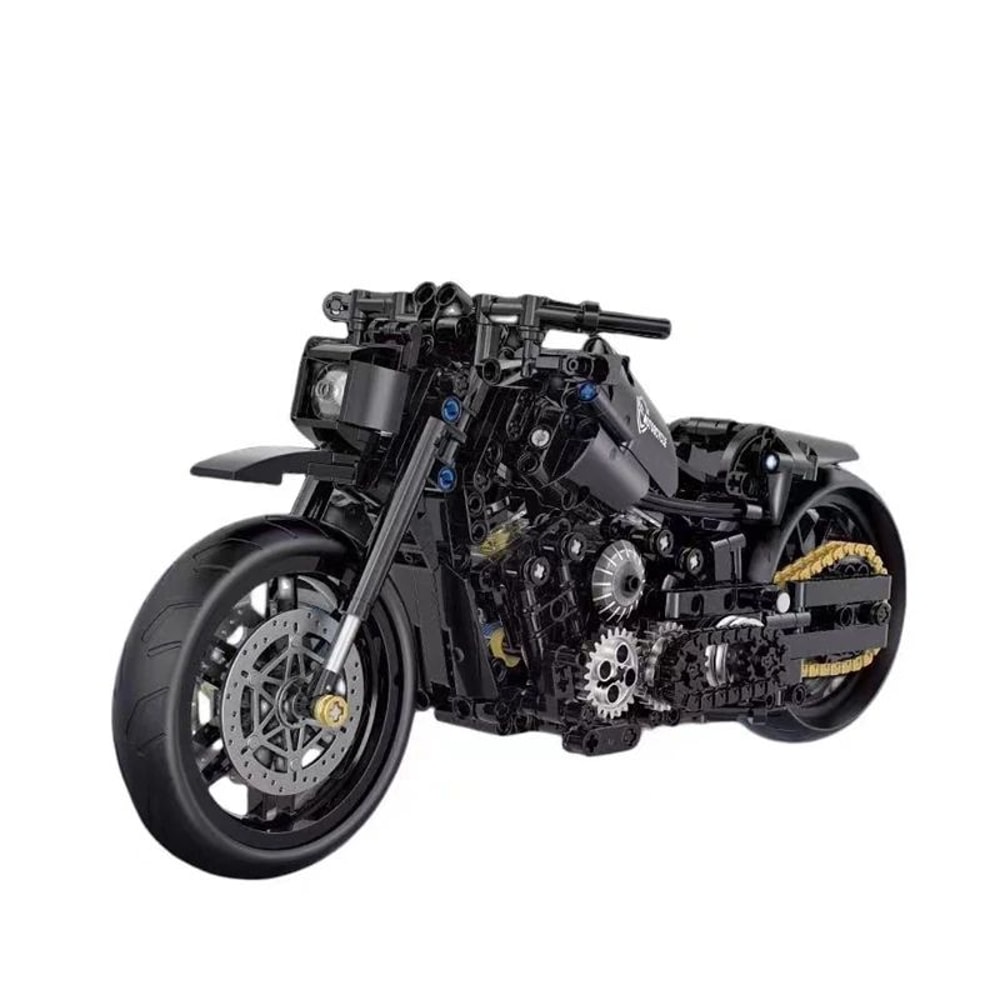 Duke Harley Motorcycle Building Block Set 5