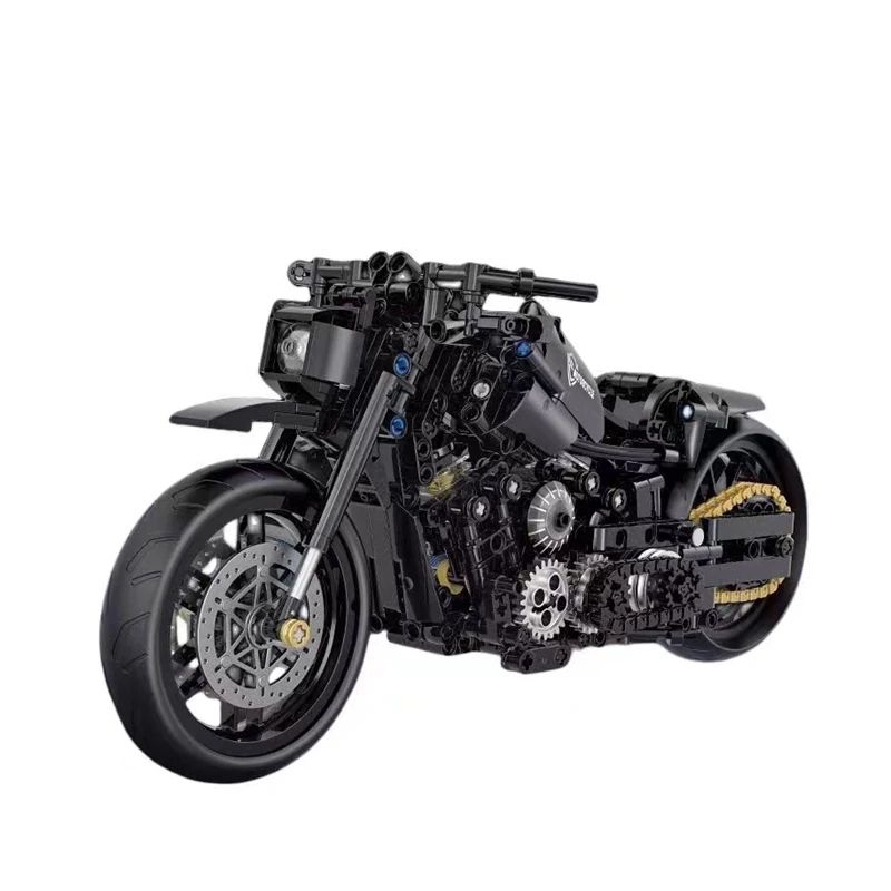 Duke Harley Motorcycle Building Block Set 5