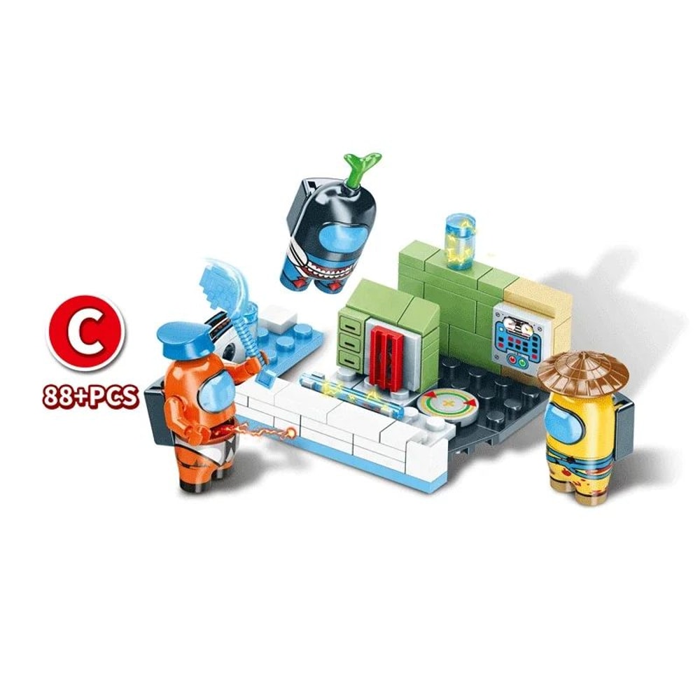 Space Werewolf Anime Building Block Set 7
